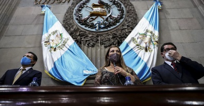 La vicepresidenta del Congreso, Sofía Hernandez, durante una sesión plenaria Congreso